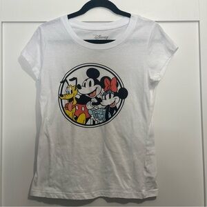 Vintage Mickey Mouse Disney Original Trio Womens Large Short Sleeve Top